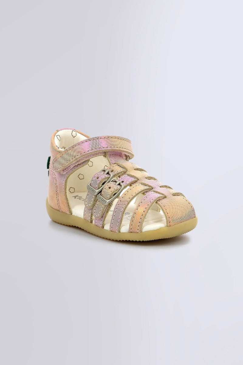 KicKers sandale fete cu scai 19-24 BIGKRO Rose Rainbow Imagine secundară a produsului