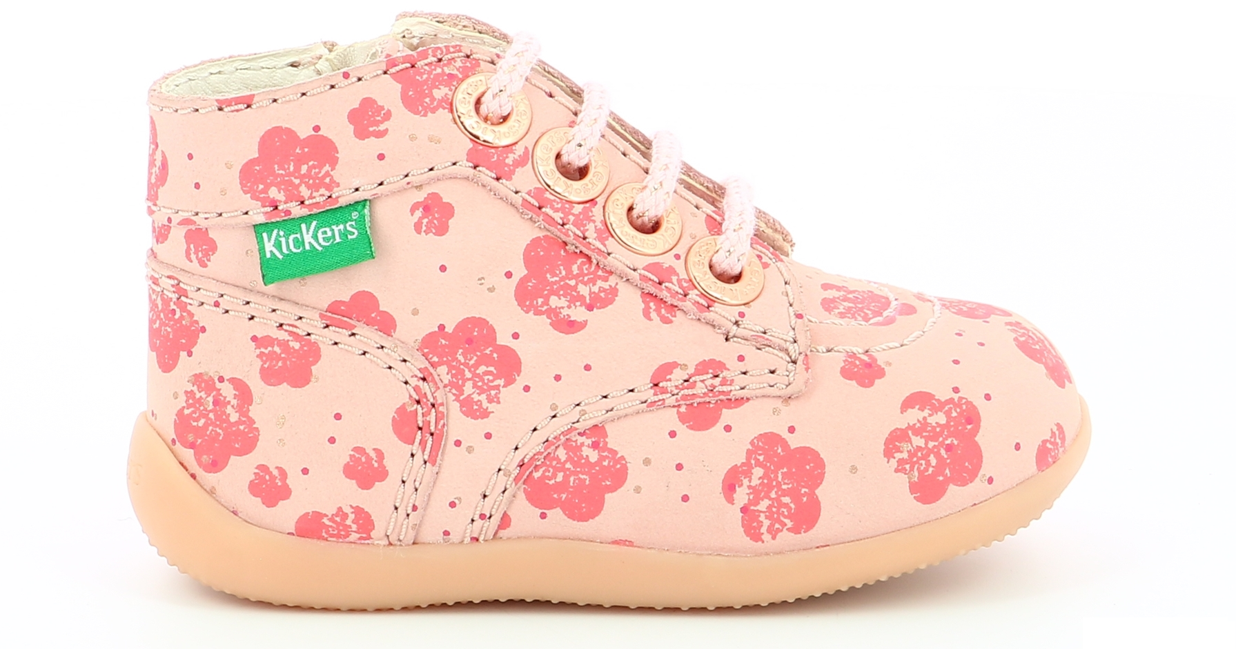 KicKers pantofi fete cu fermoar  01