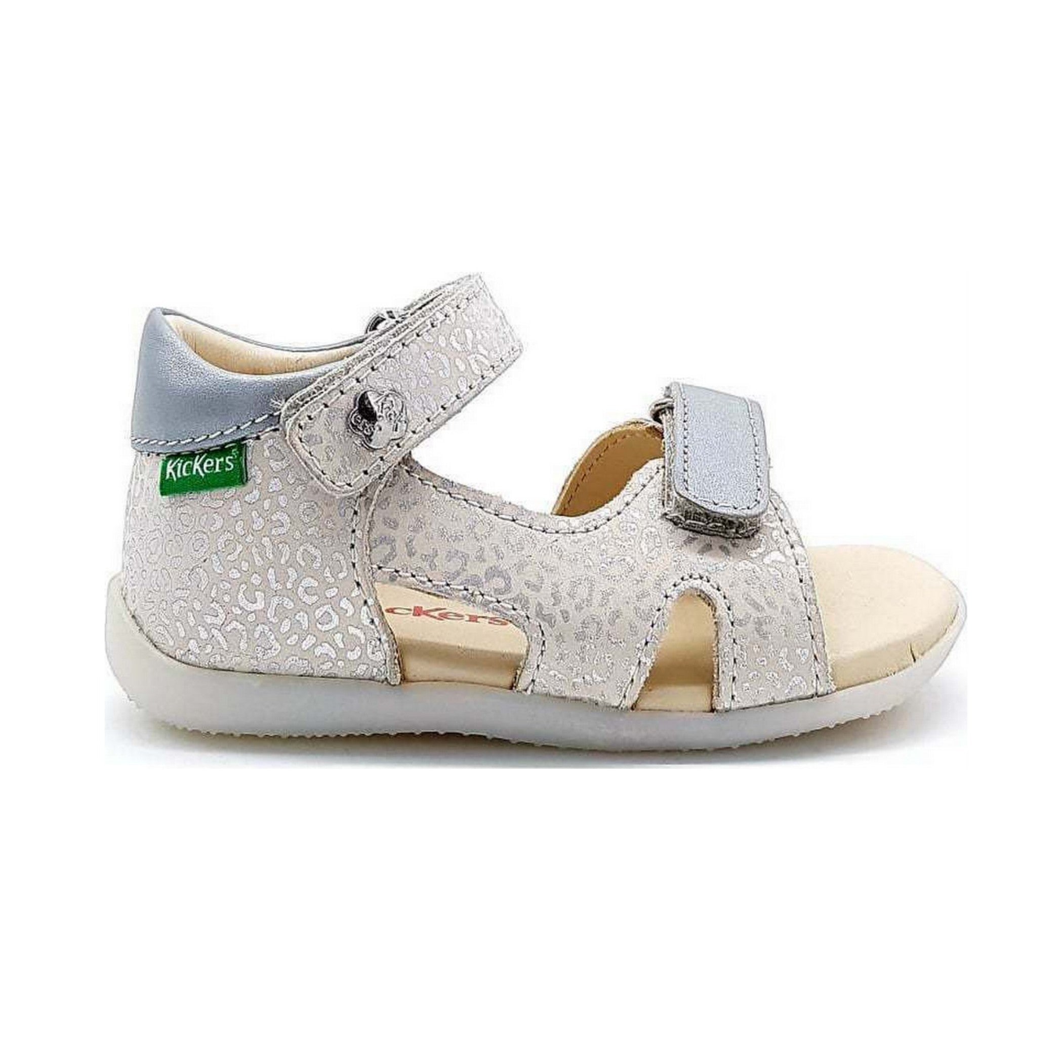 KicKers sandale fete cu scai marimea 18-23, Binsia-2 Blanc  Imagine principală a produsului
