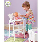 Kidkraft Jucarie Scaun de masa LIL' DOLL HIGH CHAIR 3 ani+