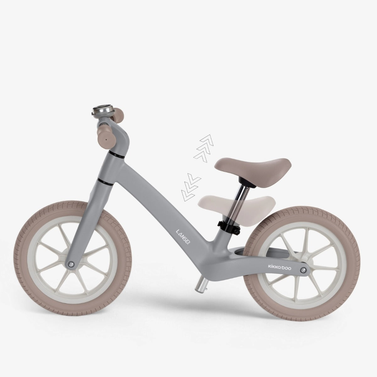 Kikka Boo bicicleta fara pedale LANSER 2-6 ani Grey