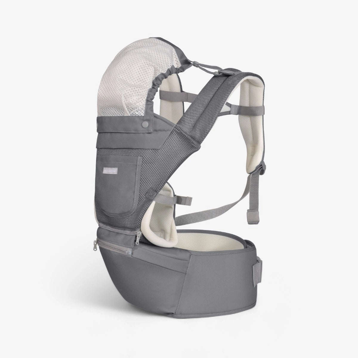 Kikka Boo marsupiu deluxe Chloe 5m+ Grey Imagine principală a produsului