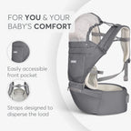 Kikka Boo marsupiu deluxe Chloe 5m+ Grey