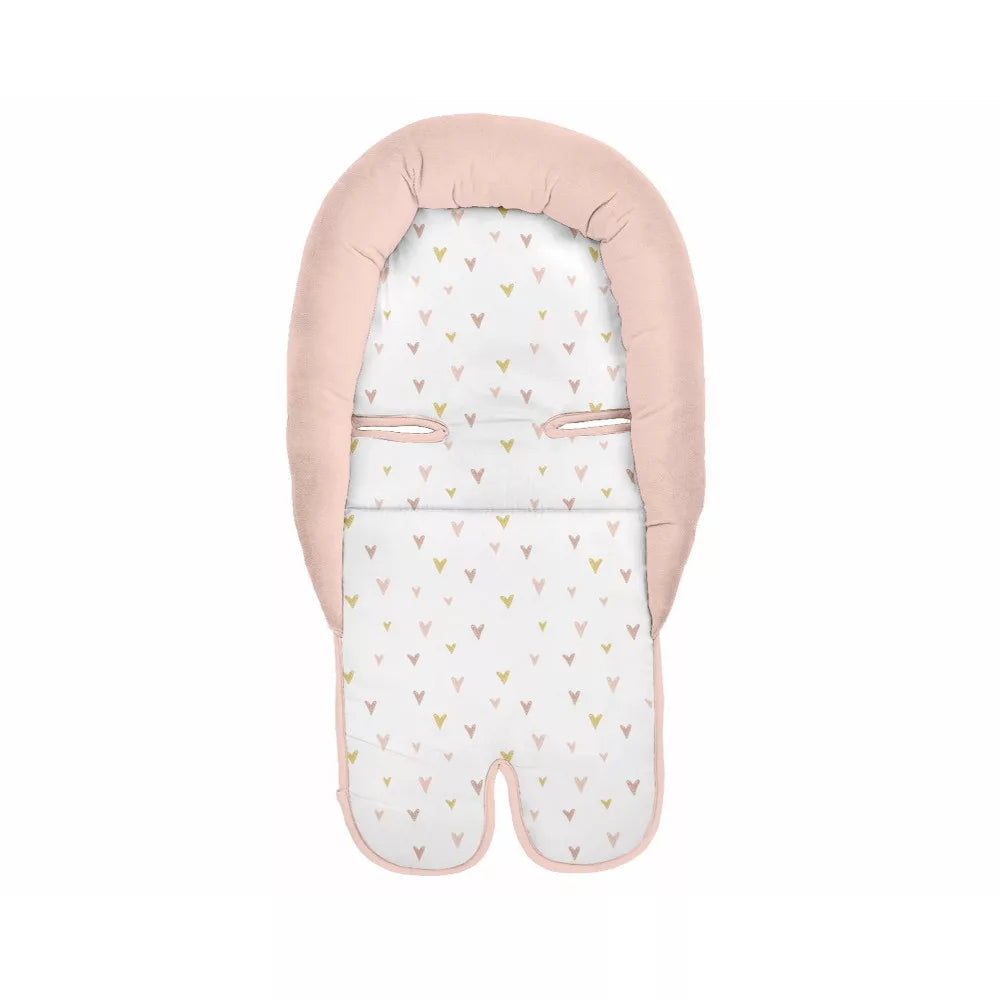 Kikka Boo reductor scaune auto cu spuma de memorie 0m+ Pink cu inimioare