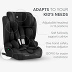 Kikka Boo scaun auto i-Cross Top Tether i-Size 76-150 cm Black