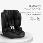 Kikka Boo scaun auto i-Cross Top Tether i-Size 76-150 cm Black
