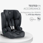 Kikka Boo scaun auto i-Cross Top Tether i-Size 76-150 cm Dark Grey