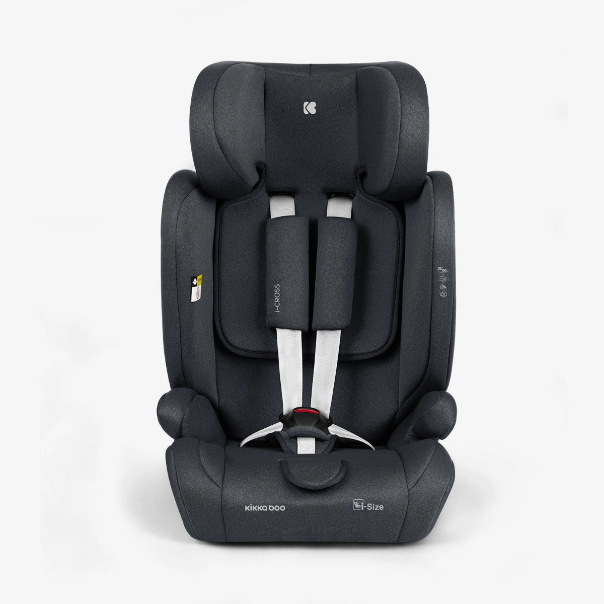 Kikka Boo scaun auto i-Cross Top Tether i-Size 76-150 cm Dark Grey