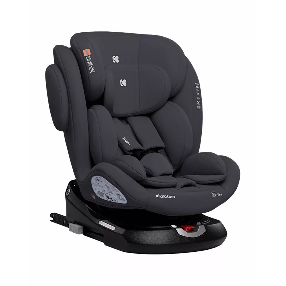 Kikka Boo scaun auto i-Felix i-Size 360°40-150 cm Grey