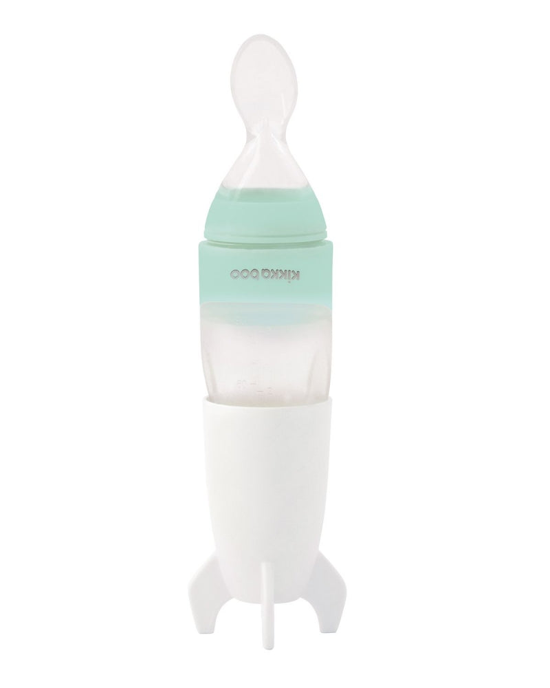 Kikka Boo dispozitiv de hranire din silicon Rocket 4m+, Menta 01