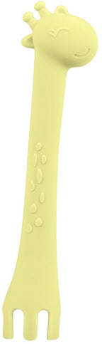 Kikka Boo lingurita silicon Girafa 4m+