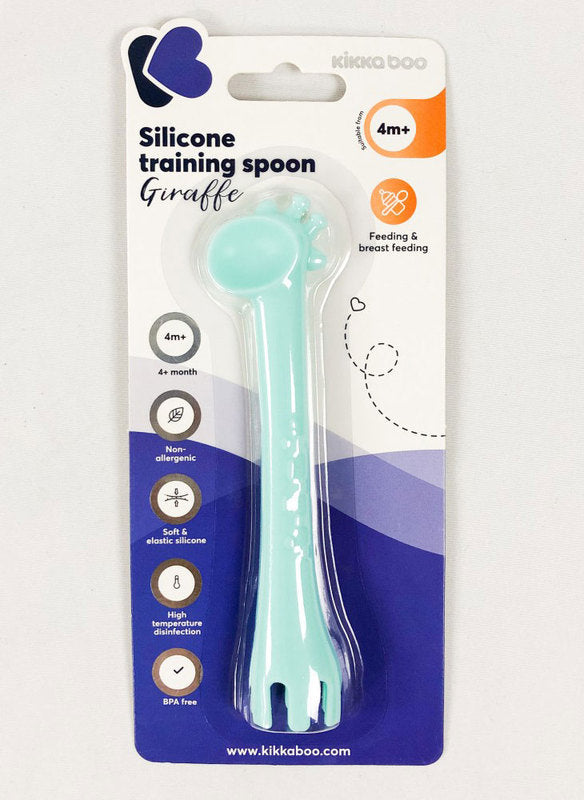 Kikka Boo lingurita silicon Girafa 4m+