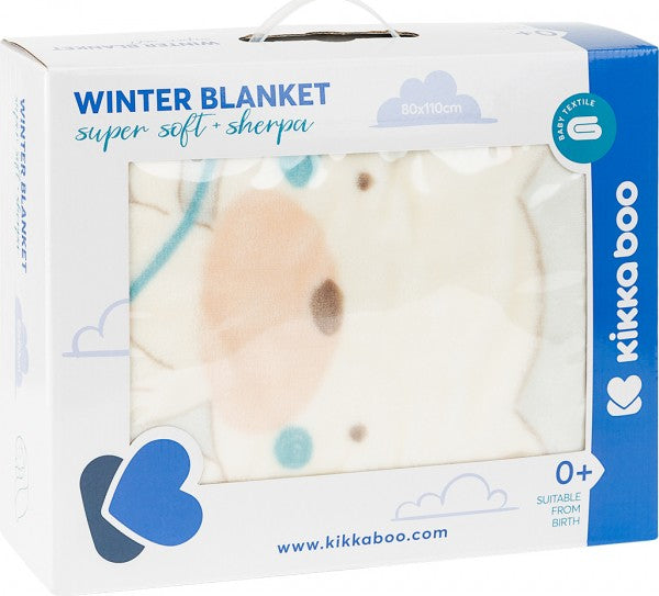 Kikka Boo patura polar si sherpa 80x110 cm