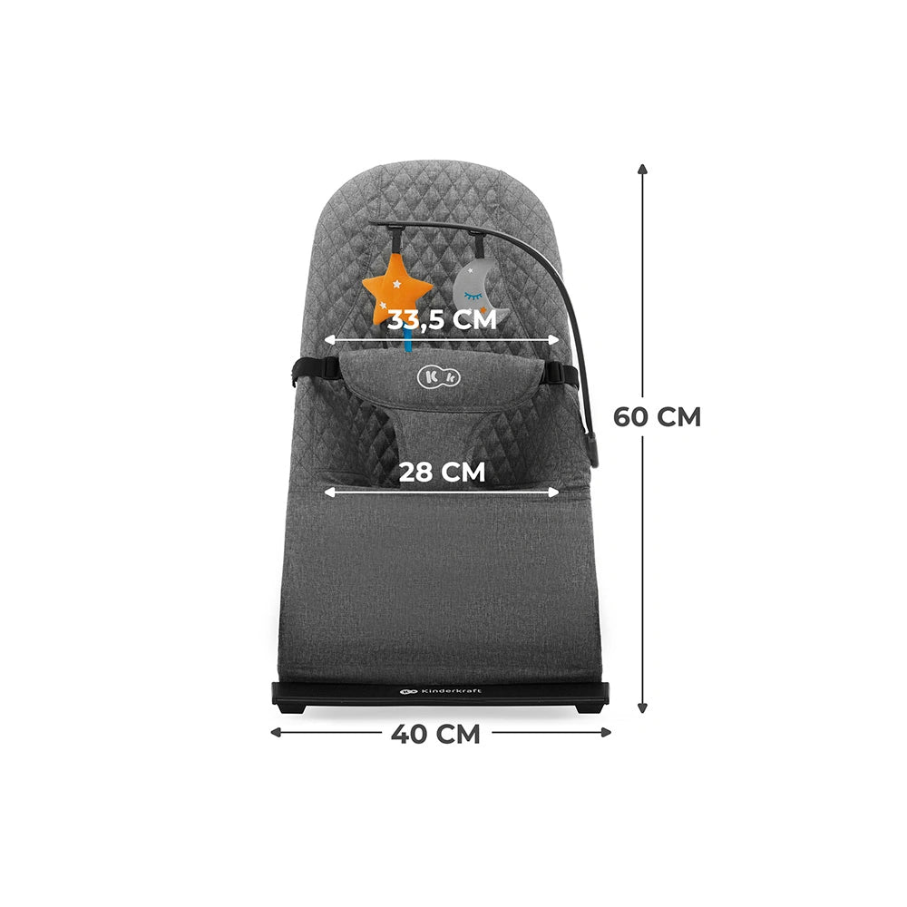 Kinderkraft balansoar MIMI 0-9 kg Grey