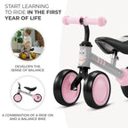 Kinderkraft bicicleta de echilibru CUTIE 12m+ Pink