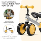 Kinderkraft bicicleta de echilibru CUTIE 12m+ Yellow