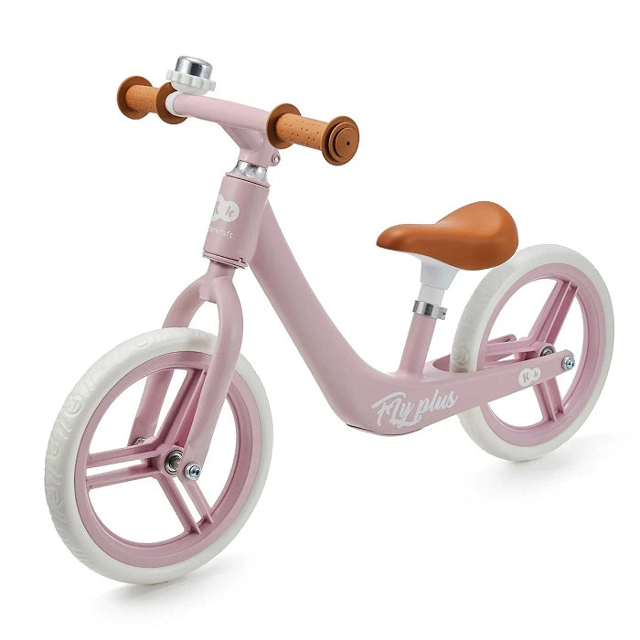 Kinderkraft bicicleta de echilibru FLY PLUS 2 ani+ Powder Pink Imagine principală a produsului