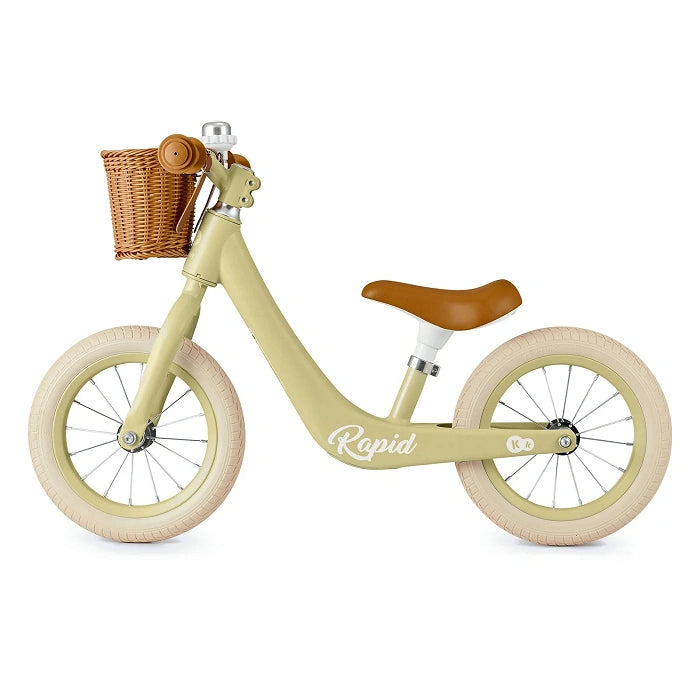 Kinderkraft bicicleta RAPID 2 pentru 24m+ Savana Green Imagine secundară a produsului