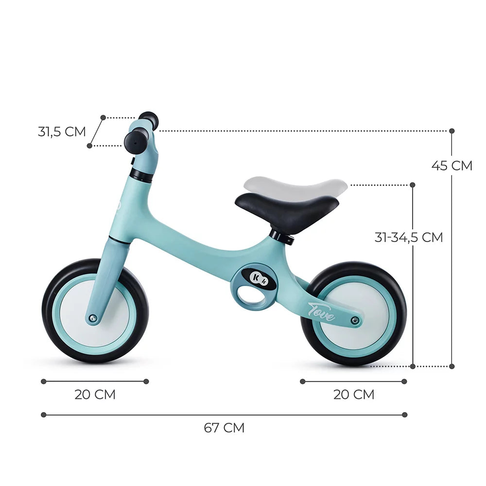 Kinderkraft bicicleta TOVE 18m+ Summer Mint Imagine secundară a produsului