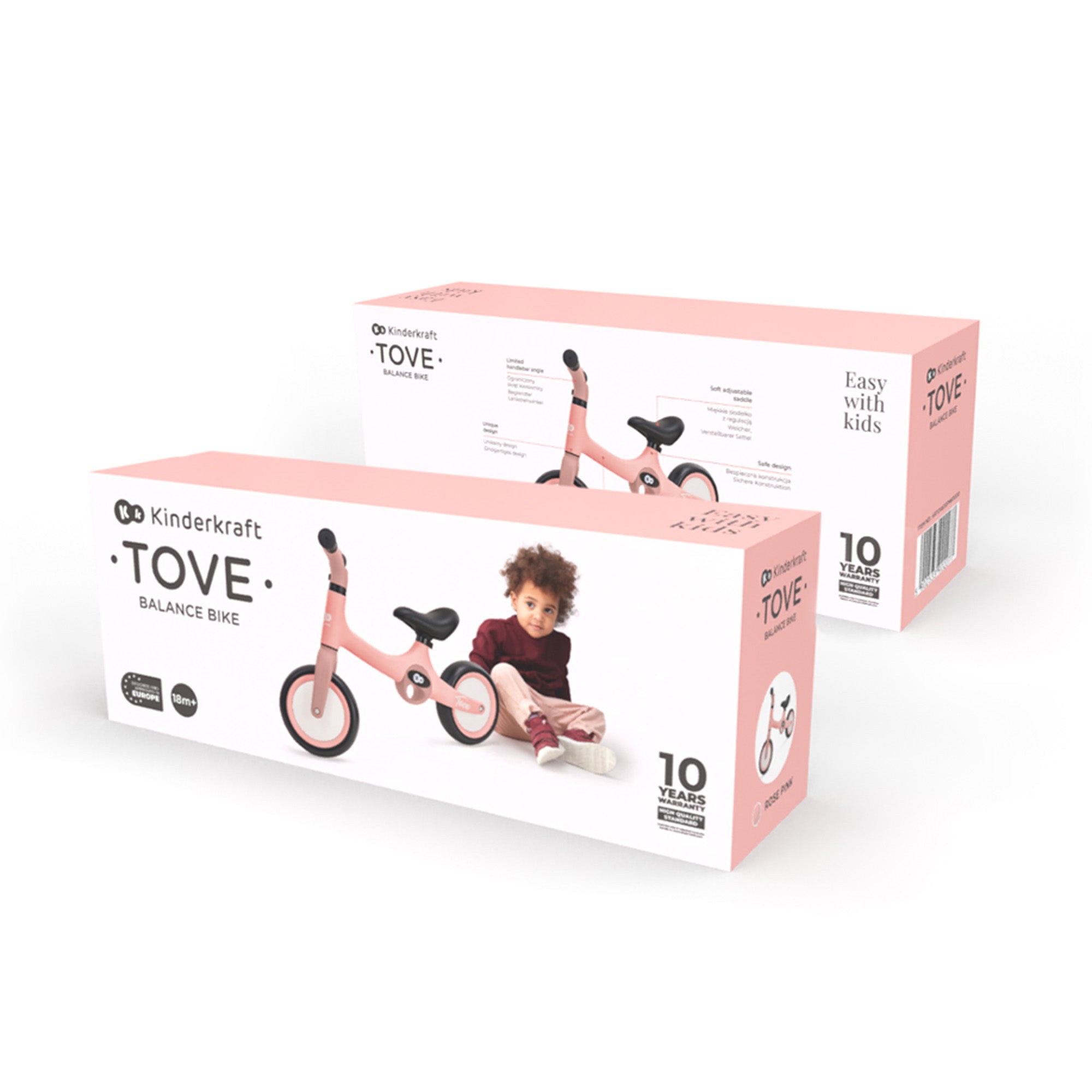 Kinderkraft bicicleta TOVE 18m+ Pink
