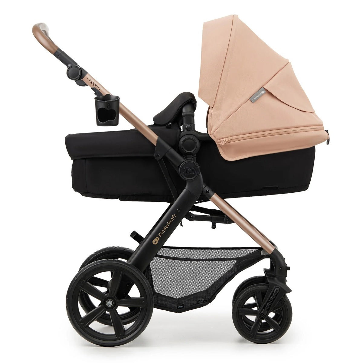 Kinderkraft carucior 3in1 MOOV 2 pentru 0m+ Sand Beige Imagine secundară a produsului