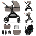 Kinderkraft carucior 3in1 multifunctional ESME PRO 0m+ Sand Beige