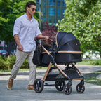 Kinderkraft carucior 3in1 multifunctional ESME PRO 0m+ Sand Beige