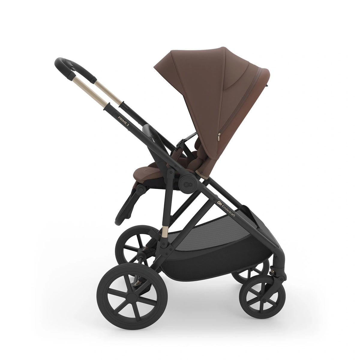 Kinderkraft carucior multifunctional 3in1 PRIME 3 - 0m+ Velvet Mocca