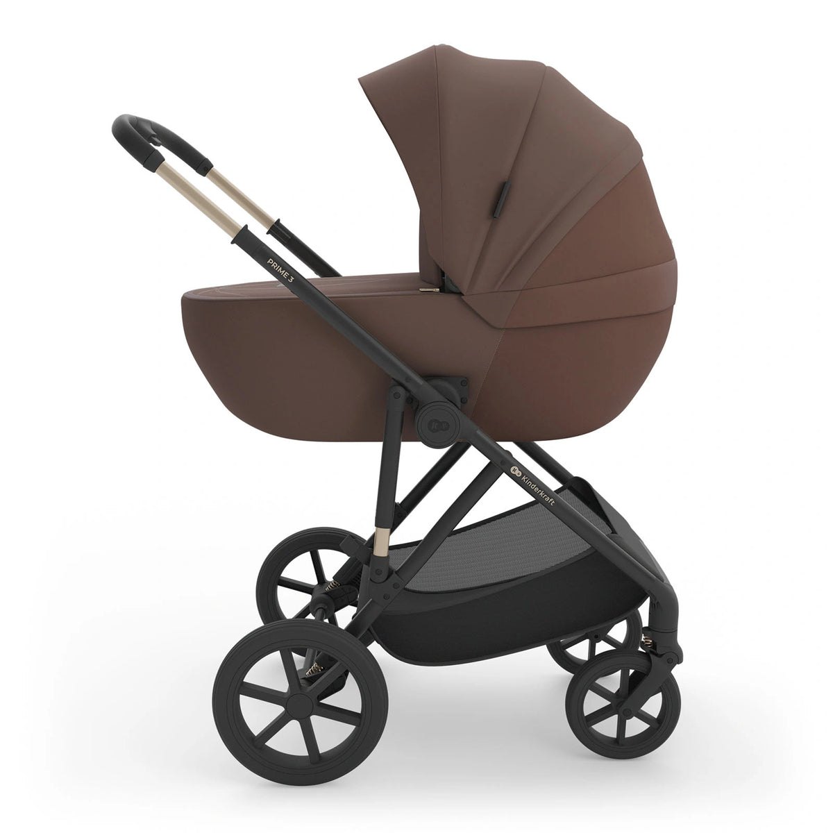 Kinderkraft carucior multifunctional 3in1 PRIME 3 - 0m+ Velvet Mocca
