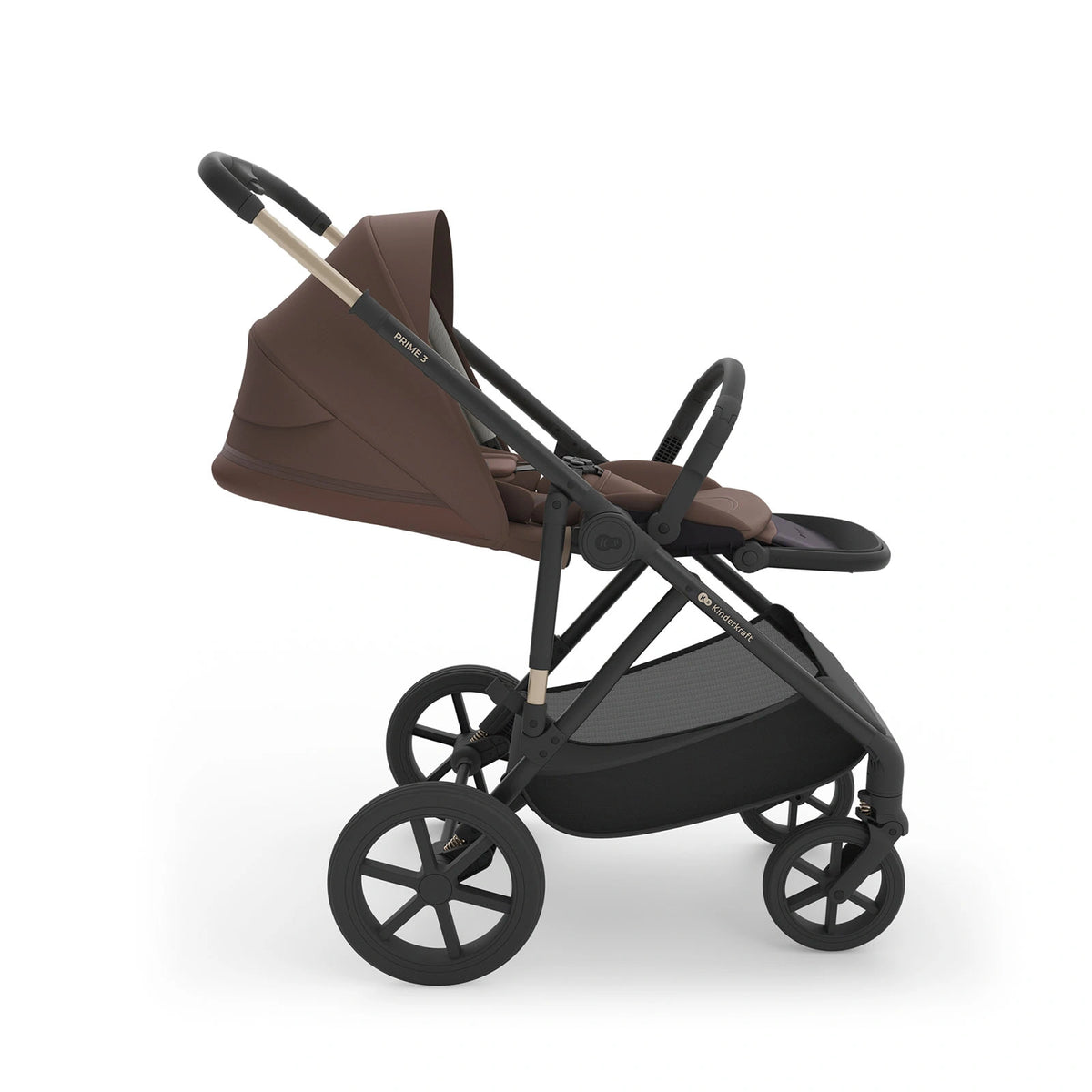 Kinderkraft carucior multifunctional 3in1 PRIME 3 - 0m+ Velvet Mocca