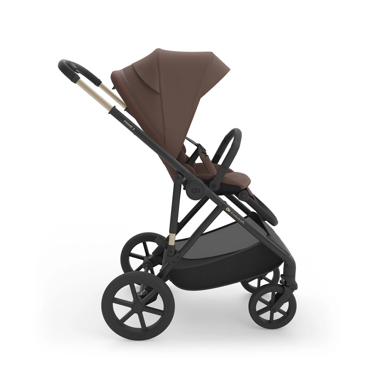 Kinderkraft carucior multifunctional 3in1 PRIME 3 - 0m+ Velvet Mocca