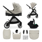 Kinderkraft carucior multifunctional 3in1 VESTO 2 - 0m+ Beige