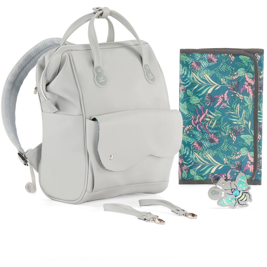 Kinderkraft geanta mamici multifunctionala TREASUREPACK 0m+ Grey Imagine principală a produsului