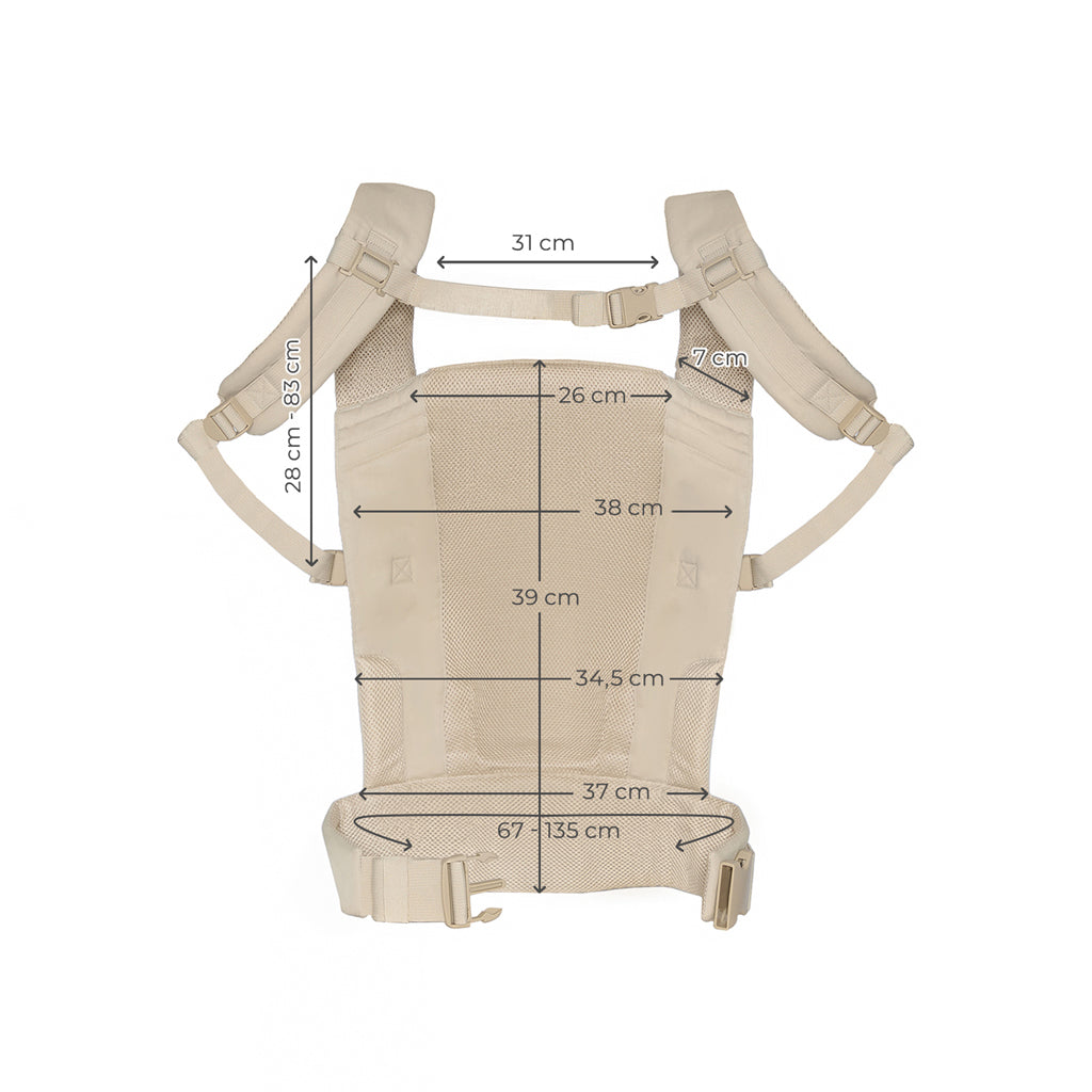 Kinderkraft marsupiu CarryBee 3m+ Beige