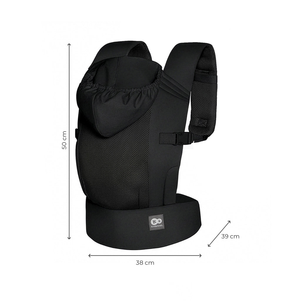 Kinderkraft marsupiu CarryBee 3m+ Black