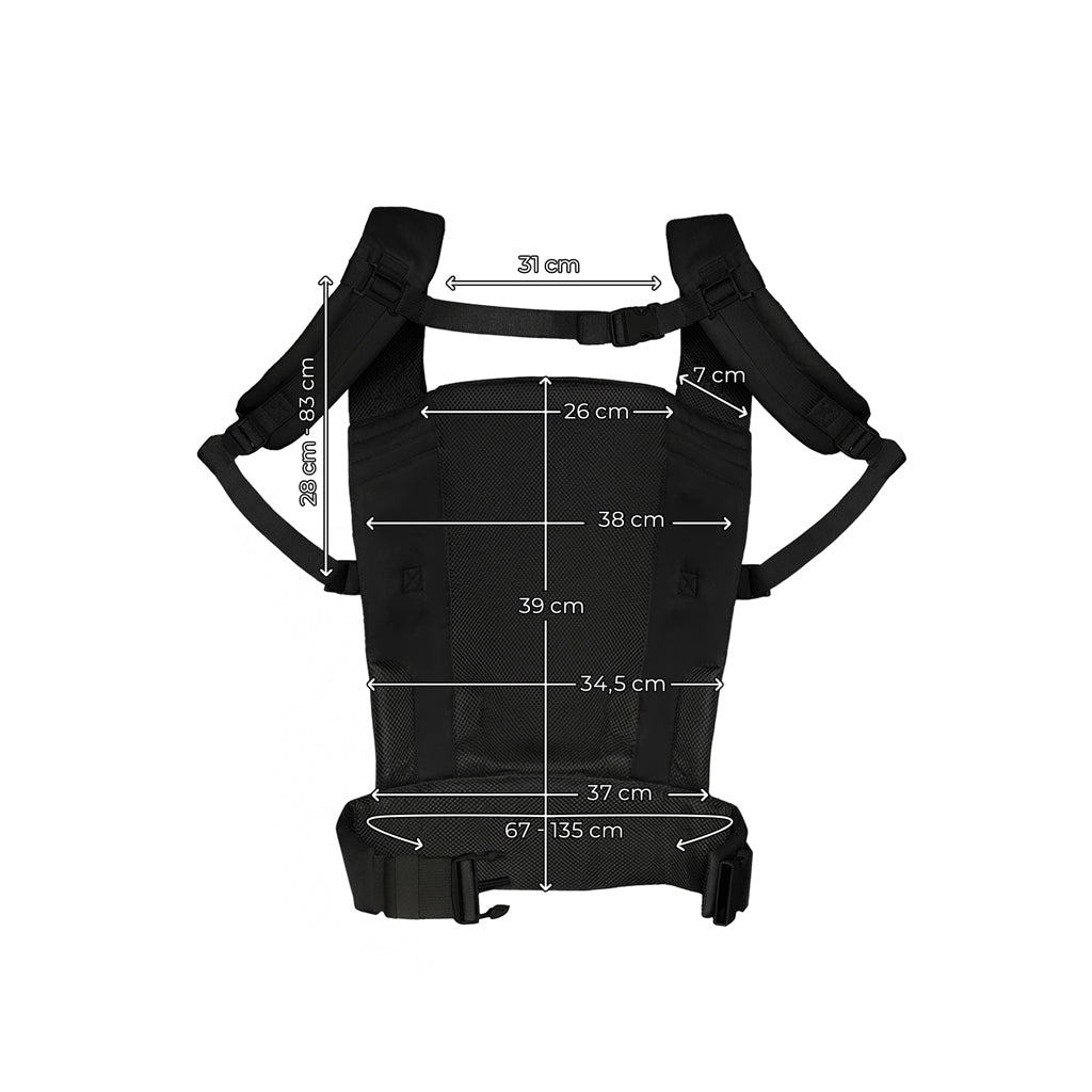 Kinderkraft marsupiu CarryBee 3m+ Black