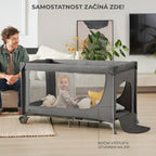 Kinderkraft tarc de calatorii Joy 2 pentru 0m+ Beige