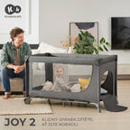 Kinderkraft tarc de calatorii Joy 2 pentru 0m+ Beige