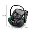 Kinderkraft scaun auto I-Care i-size cu isofix 40-87 cm 0-13 kg R129 
