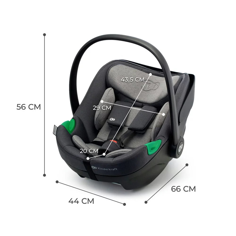 Kinderkraft scaun auto I-Care i-size cu isofix 40-87 cm 0-13 kg R129 