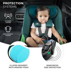 Kinderkraft scaun auto I-Care i-size cu isofix 40-87 cm 0-13 kg R129 
