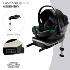 Kinderkraft scaun auto I-Care i-size cu isofix 40-87 cm 0-13 kg R129 