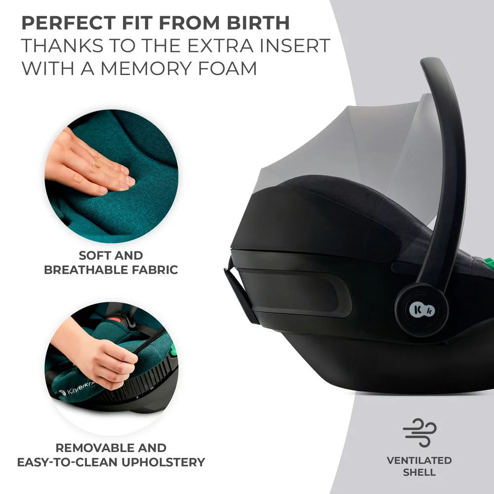 Kinderkraft scaun auto I-Care i-size cu isofix 40-87 cm 0-13 kg R129 
