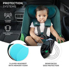 Kinderkraft scaun auto I-Care i-size cu isofix 40-87 cm 0-13 kg R129 Graphite Black