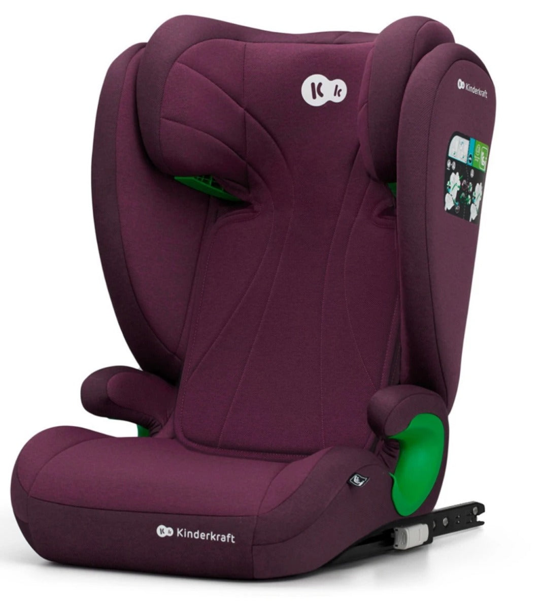 Kinderkraft scaun auto Junior Fix2 i-Size 100-150 cm Cherry Imagine principală a produsului