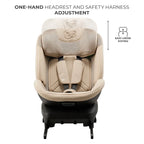 Kinderkraft scaun auto pivotant 360° XPEDITION 3 i-Size 40-150 cm Beige