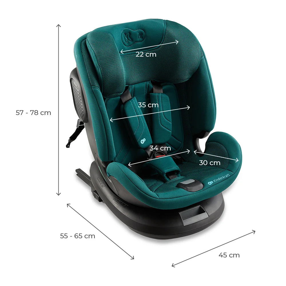 Kinderkraft scaun auto pivotant 360° XPEDITION 3 i-Size 40-150 cm Black Imagine secundară a produsului
