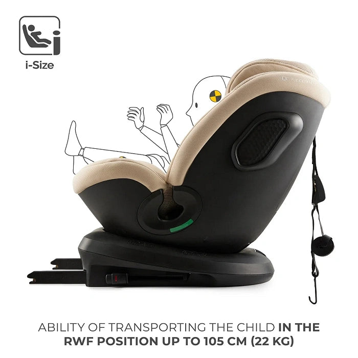 Kinderkraft scaun auto pivotant 360° XPEDITION 3 i-Size 40-150 cm Beige