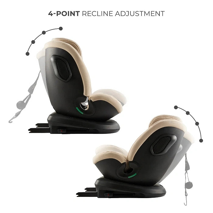 Kinderkraft scaun auto pivotant 360° XPEDITION 3 i-Size 40-150 cm Beige