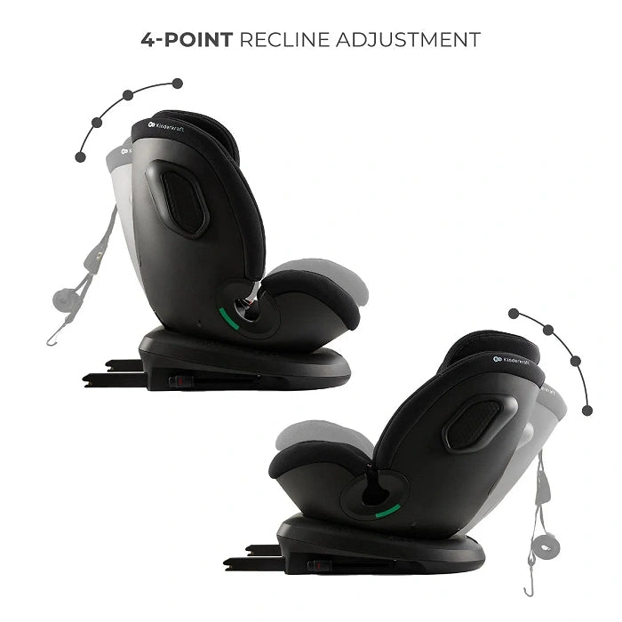 Kinderkraft scaun auto pivotant 360° XPEDITION 3 i-Size 40-150 cm Black